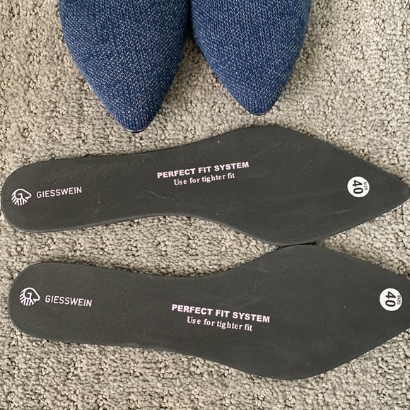 BNIB Giesswein pointy ballet flats size 40 - Picture 4 of 5